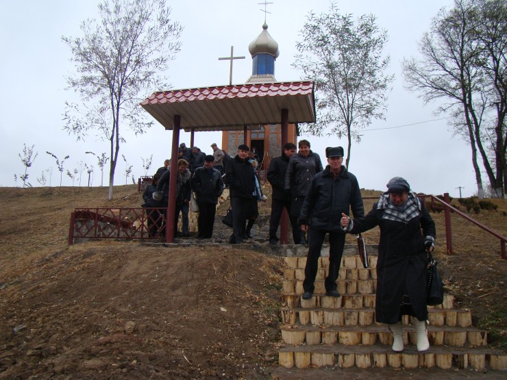 Слухачі обласного центру перепідготовки під час виїзного заняття в Нових Санжарах