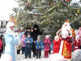 Урочисте закриття головної новорічної ялинки Нових Санжар