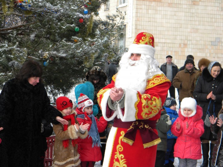 Урочисте закриття головної новорічної ялинки Нових Санжар