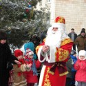 У Нових Санжарах «потушили» головну ялинку